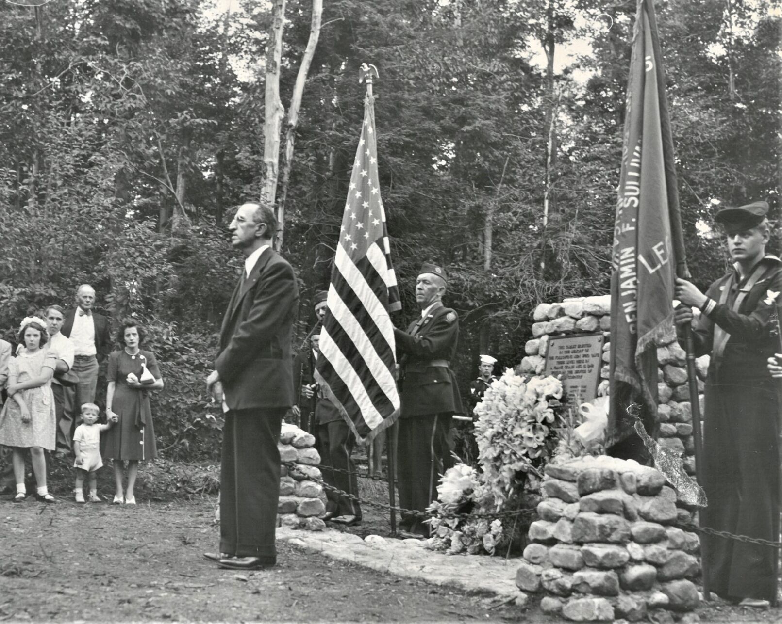 Peru Memorial Dedication, 1946